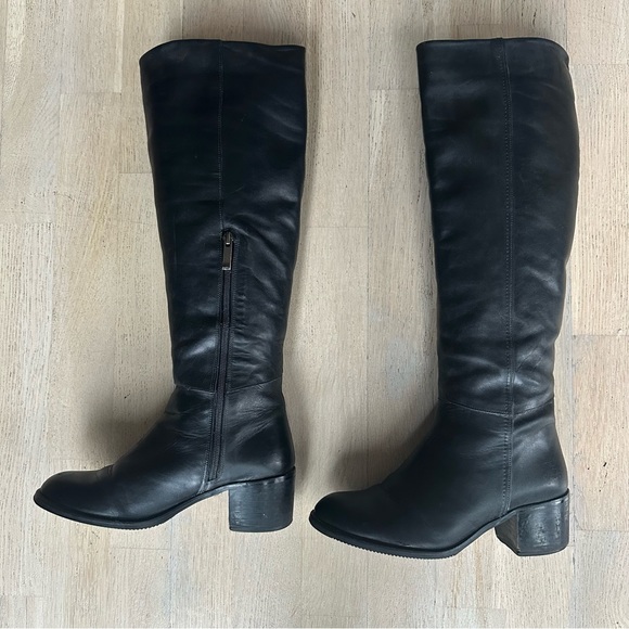 🇮🇹 Italian Tall Leather Boots 36 - Picture 3 of 13